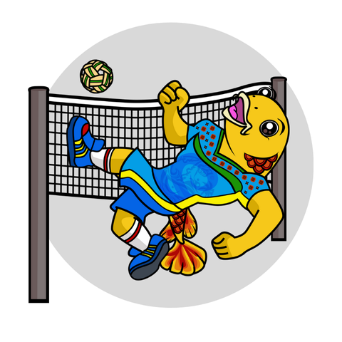 mascot-41 ตะกร้อ